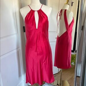 Victoria's Secret Fuchsia Backless Dress